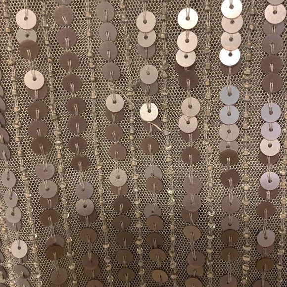 Vila Denmark - silver/gray sequin top - Picture 8 of 16